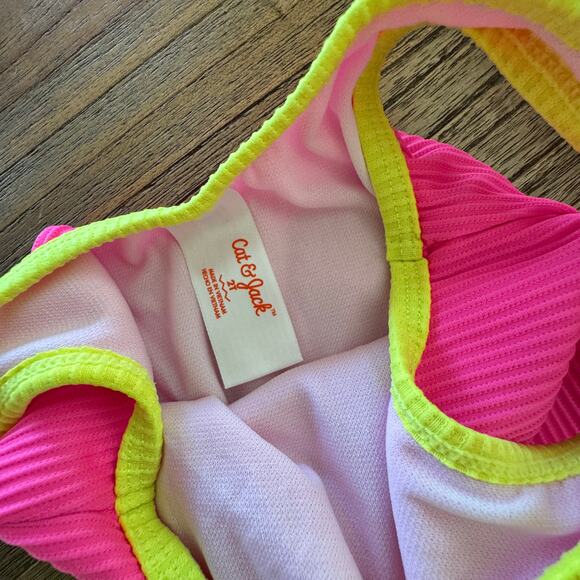 Cat & Jack Toddler Girl Swim Bundle (4) - Size 2T - Picture 2 of 8